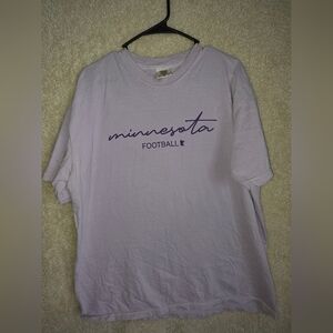 Comfort Colors Lavender Football Tee